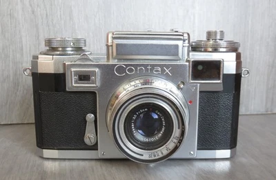 CONTAX III , TESSAR 1 : 3,5  Zeiss Ikon Nr. A55938 Carl Zeiss Jena Germany - Bild 1 von 4