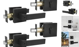  Vierkant Einstiegshebel und Einzel 2 Stück Einstieg mit Einzylinderriegel - Bild 1 von 7