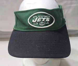 New Era New York NY Jets Verde Nero Panno Regolabile NFL Team Apparel VIsor OS - Foto 1 di 7