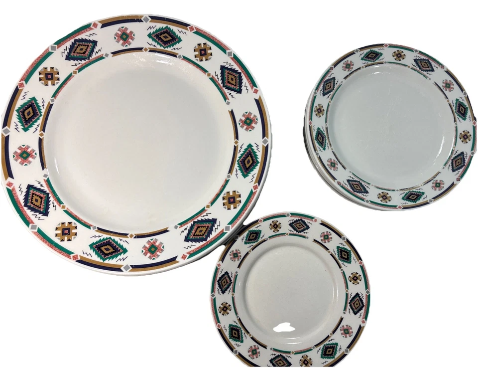 Platos de colección Farberware 1997 Scottsdale #4009 gres tamaños 6,5 "7,5" 10,5" Foto 1 de 4