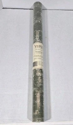 Papel de parede vintage York 1 rolo duplo 60,75 pés quadrados NOVO  - Imagem 1 de 3