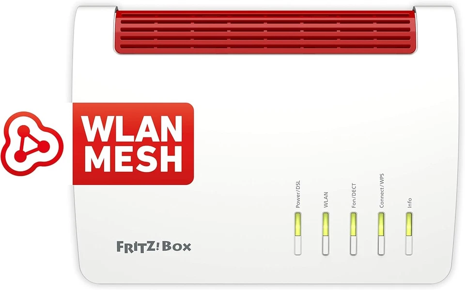 AVM Fritzbox 7590 DSL Modem 4-Port Gigabit WLAN MESH Router VDSL2 - Bild 1 von 4