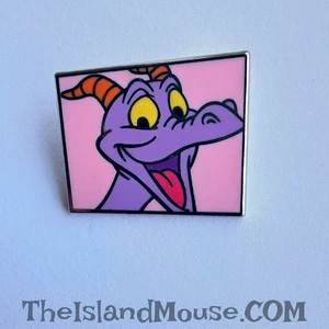 Disney Figur Der Drache Trading Pin Lila Drache Revers Rosa Quadrat - Bild 1 von 1