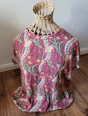 NEXT Petite Morris & co, ladies boxy top, size 18 P - Image 1 of 4
