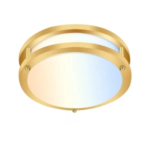10 inch Flush Mount LED Ceiling Light Fixture, 17W 1100lm, 2700K/3000K/3500K/... - Picture 1 of 9