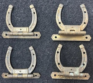Set of 4 Stanley Horse Shoe Hinges - Picture 1 of 4