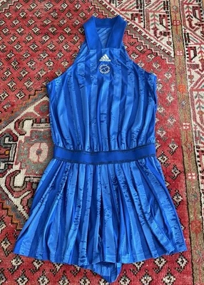 Vestido de tênis ADIDAS All in One projetado AEROREADY azul royal pequeno S skort - Imagem 1 de 4