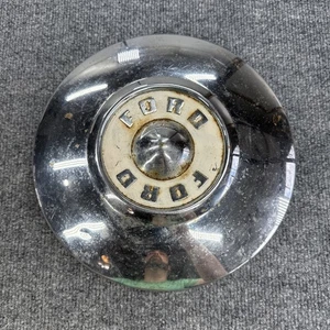 1955-1960 Ford Thunderbird Fairlane 10.5" Poverty Dog Dish Hub Caps Hubcap Wheel - Picture 1 of 24