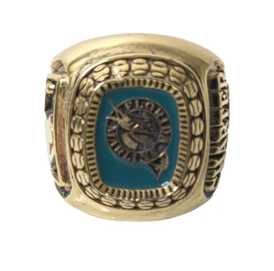 Anillo chapado en oro vintage años 90 MLB Florida Marlins Charter Member 1993 Foto 1 de 4