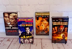 Four Johnny Depp Movies VHS Bundle - Picture 1 of 23