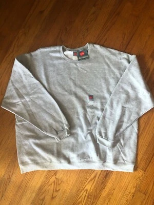 Hanes первоклассный мужской размер 3XL ворота толстовка с Ярлыками серый хлопок богатый комфорт - Изображение 1 из 4