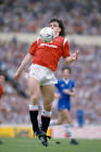 Mark Hughes of Manchester United in action during the FA Cup Fina - Old Photo