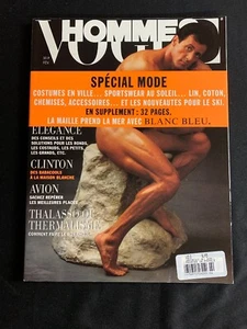Vogue Hommes February 1994 - Sylvester Stallone, Bill Clinton - Bild 1 von 2