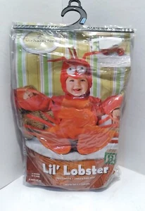 Incharacter LIL LOBSTER Infant Halloween Costume - 6 Months to 2 Years - NEW! - Picture 1 of 13