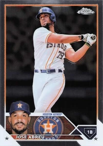 Jose Abreu #41 - 2023 Topps Chrome - Astros - MLB Baseball - NM - Foto 1 di 2