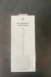 Genuine Apple Mini DisplayPort to VGA Adapter - A1307 - MB572Z/B - Retail Boxed - Picture 1 of 3