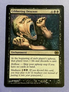 1x Gibbering Descent MTG Magic the Gathering Future Sight 2007 Vintage NM Rare - Bild 1 von 2