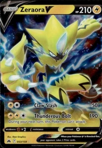 Zeraora V 053/159 Holo Ultra Rare Crown Zenith Pokemon TCG NM - Bild 1 von 2