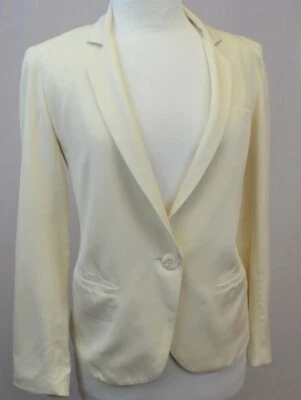 Blazer Cartonnier Anthropologie crema ca 32054 talla 2 Foto 1 de 4