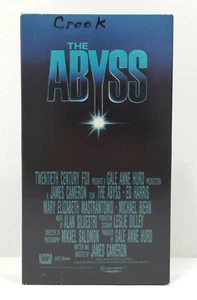 The Abyss (VHS, 1989) James Cameron Ed Harris Mary Elizabeth Mastrantonio TESTED - Imagen 1 de 8