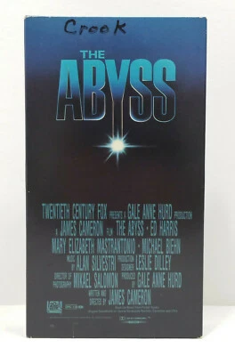 The Abyss (VHS, 1989) James Cameron Ed Harris Mary Elizabeth Mastrantonio TESTED - Image 1 of 4