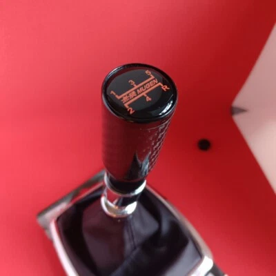 BLACK CARBON MUGEN 5S JDM STICK SHIFT GEAR KNOB for CIVIC ACCORD RSX FIT VTEC SI - Image 1 of 4