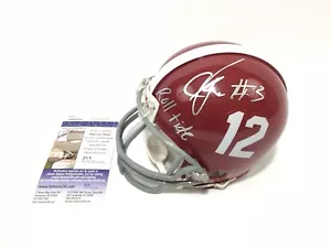 Calvin Ridley Signed Alabama Crimson Tide Mini Helmet JSA Coa Roll Tide - Picture 1 of 2