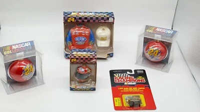 Nascar lot (5)Tvco Collectible Christmas Ornaments & Racing Chp. car Jeff Gordon - Image 1 of 4