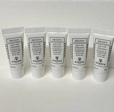5 x Composto Ecológico Sisley Dia e Noite 0,33 oz/10 ml Cada Total 50 ml Novo - Imagem 1 de 2