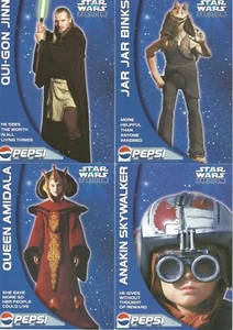 England Star Wars PEPSICO DARTH MAUL puzzle postcards set of 4 (1999) - Picture 1 of 2