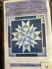 NEW Diamond Cluster Pattern Wall Hanging 50” Sq. Cozy Quilt Design Colorful