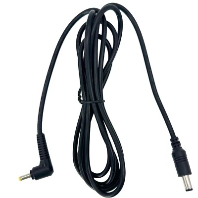 5.5mm x 2.1mm Male to 4.0mm x 1.7mm Male Angled CCTV Camera LED DC Power Cable - Image 1 of 4