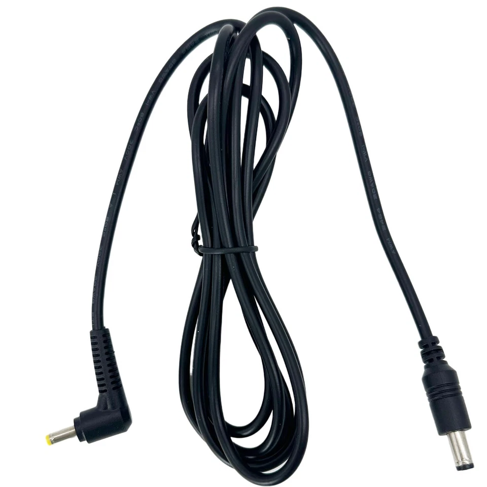 5.5mm x 2.1mm Male to 4.0mm x 1.7mm Male Angled CCTV Camera LED DC Power Cable - Image 1 of 4