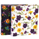Floral 3 Ring Binder With 1? Rings, Holds 8.5'' X 11'' Letter Size, 200...