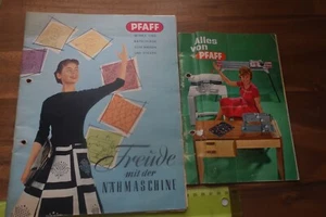 2 alte Hefte Katalog Anleitung Schneiderin Näherin Nähmaschine PFAFF - Bild 1 von 2