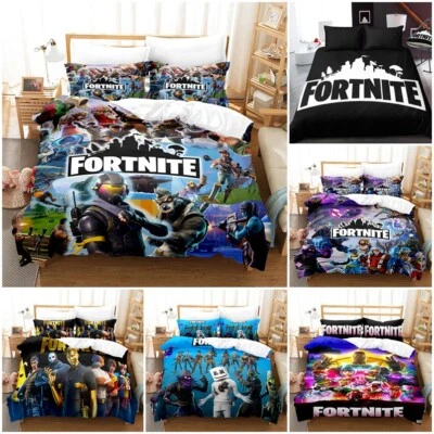 KID's 3D Game Themed Duvet Cover Set – UK Single Double Bedding, Ideal Gift