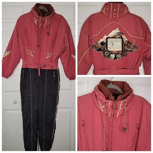 Vintage Bogner Ski Suit Size 14 Embroidered Rare VTG Made In USA - Picture 1 of 17