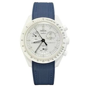Uhrenarmband für Omega x Swatch MoonSwatch Mission to the Moonphase - Blau - Bild 1 von 7