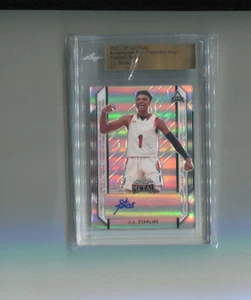 2021-22 Leaf Metal Autographs Silver Proof J.J. Starling Rookie Auto 1/1 - Picture 1 of 2