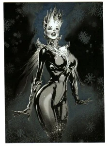 DC SUPER-VILLAINS NOIR FOIL PARALLEL CHASE CARD N7 KILLER FROST - Bild 1 von 1