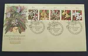 1994 Christmas Island Orchids PhilaKorea Stamps Exhibition 5v Stamps FDC - Picture 1 of 4