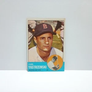 Carl Yastrzemski 1963 Topps #115 Medias Rojas de Boston - Imagen 1 de 4