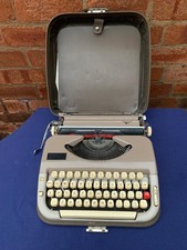 Vintage Portable Scheidegger Princess-Matic Typewriter, Circa 1953