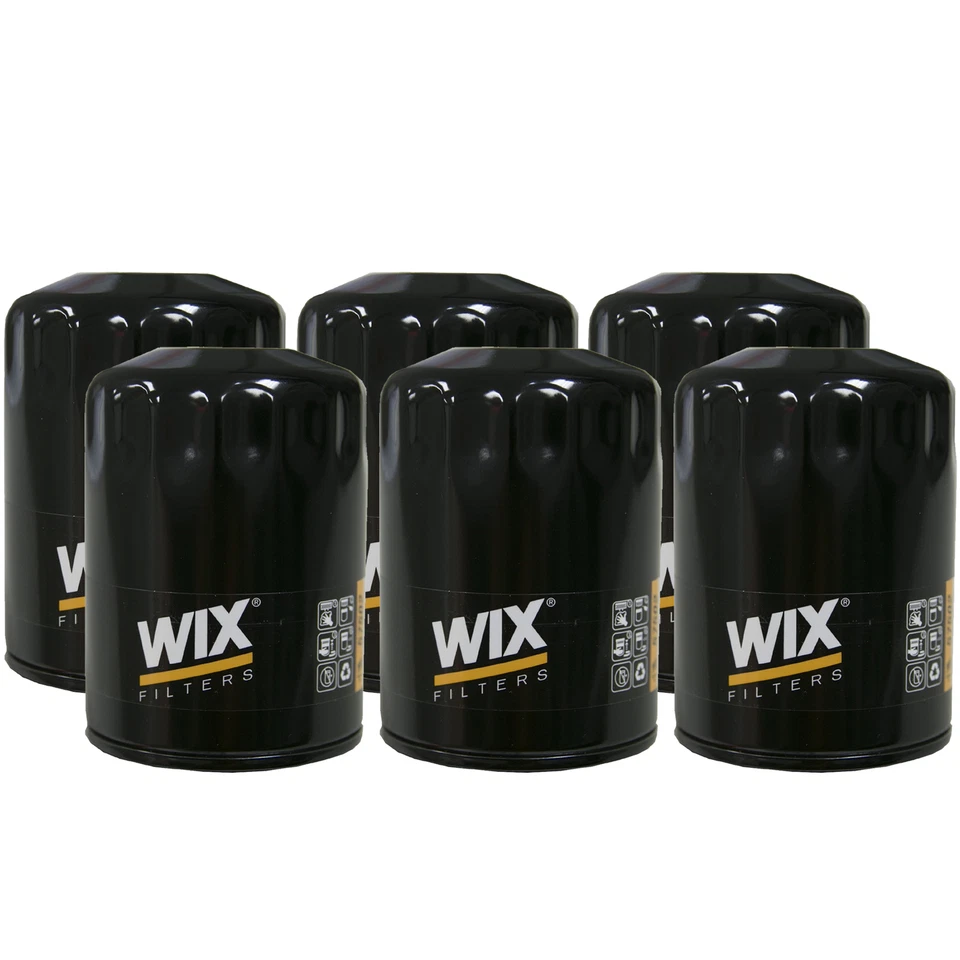 Juego WIX de 6 filtros de aceite de motor lubricante giratorio para Ford Lincoln Mazda Mercury Foto 1 de 1