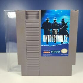 The Untouchables Nintendo NES Game Authentic Cart & Protector 