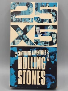 The Rolling Stones VHS 25 x 5: The Continuing Adventures Free Shipping - Imagen 1 de 3
