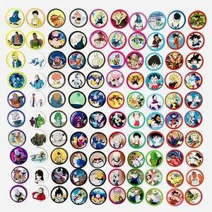 DRAGON BALL Z Rare Vintage 1990 MENKO Card Lot of 100 pcs Multicolor Japanese - Picture 1 of 12