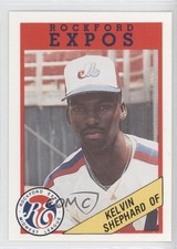 1989 Rockford Litho Center Rockford Expos Kelvin Shephard #44