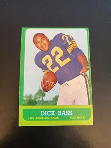 1963 TOPPS FOOTBALL #39 DICK BASS!! $1 SHIPPING!! - Picture 1 of 2