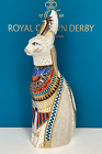 Royal Crown Derby 1st Quality Royal Cat Paperweight : Egyptian